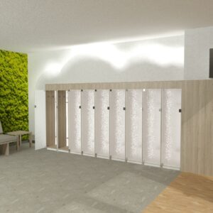 Arredi ingresso in lavorazione